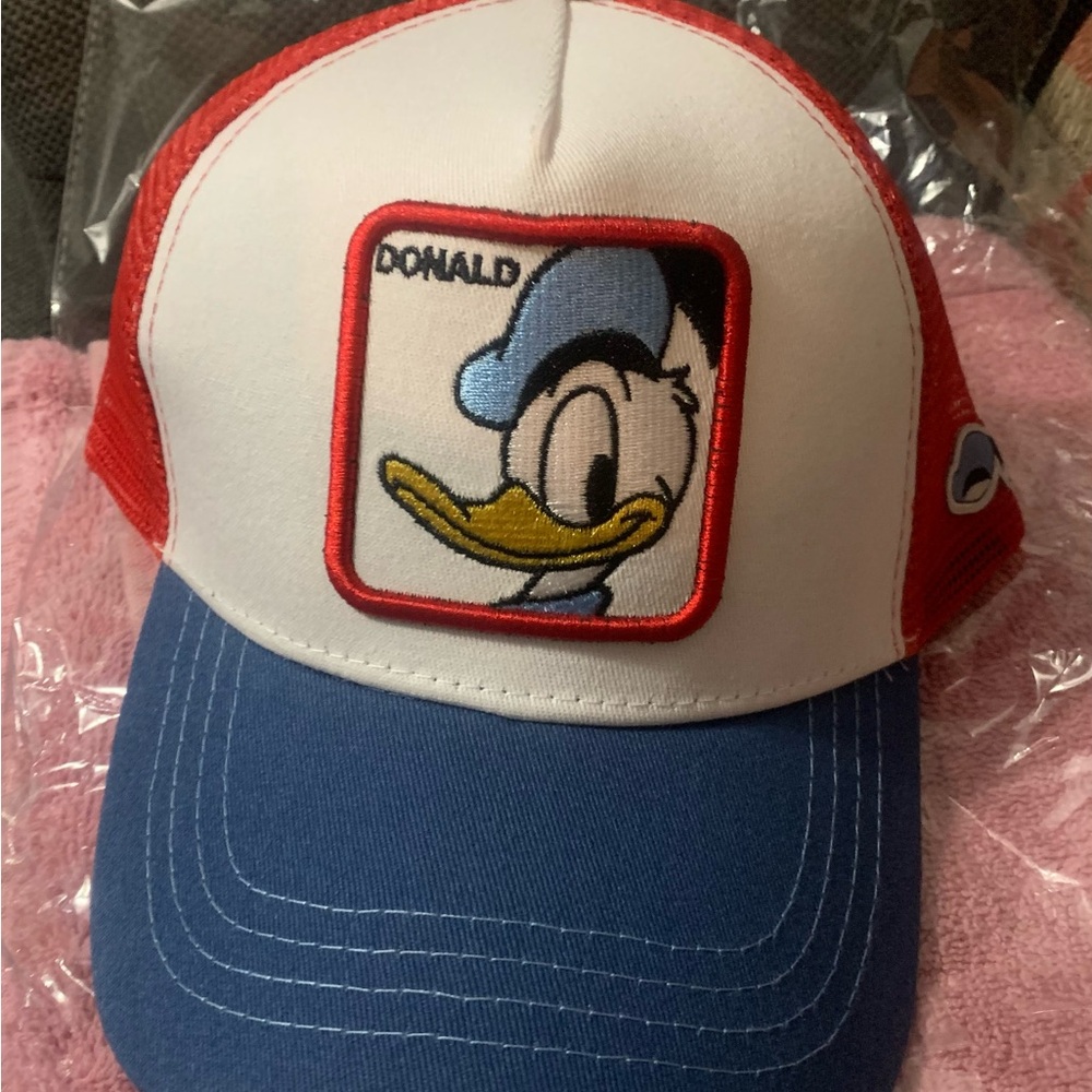 Adult Unisex Donald Duck Red and Blue Cap